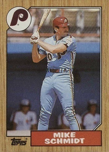 1987 Topps #430 Mike Schmidt Baseball Card 1987 Topps #430 Mike Schmidt Baseball Card