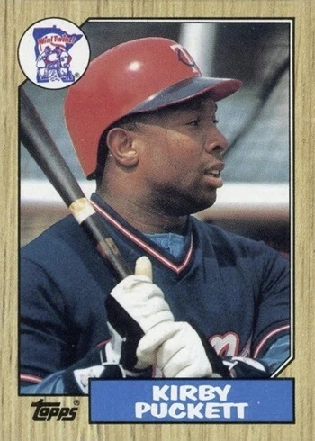 1987 Topps #450 Kirby Puckett Baseball Card 1987 Topps #450 Kirby Puckett Baseball Card