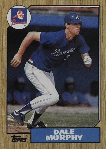 1987 Topps #490 Dale Murphy Baseball Card