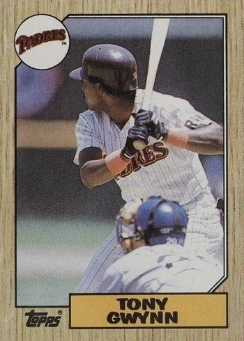 1987 Topps #530 Tony Gwynn Baseball Card 1987 Topps #530 Tony Gwynn Baseball Card
