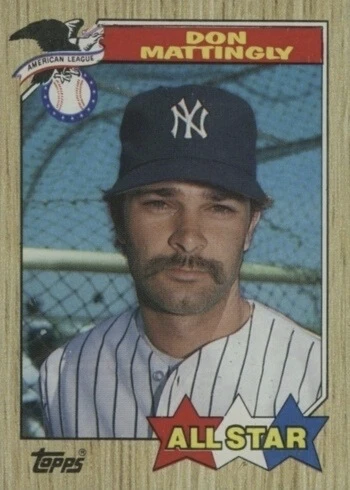 1987 Topps #606 No Trademark Variation Don Mattingly Baseball Card 1987 Topps #606 No Trademark Variation Don Mattingly Baseball Card