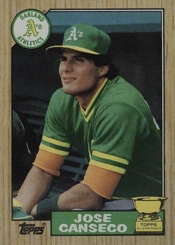 1987 Topps #620 Jose Canseco Baseball Card