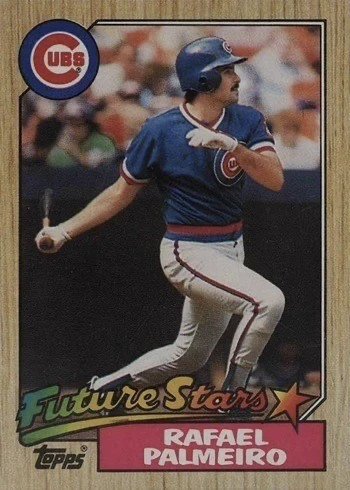 1987 Topps #634 Rafael Palmeiro Rookie Card