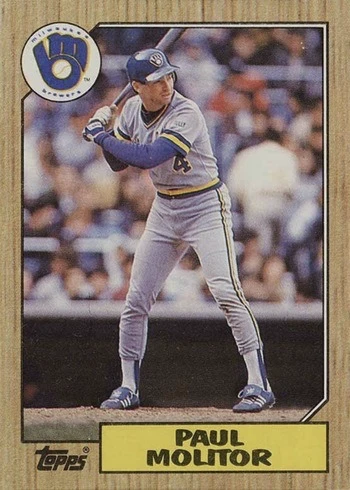 1987 Topps #741 Paul Molitor Baseball Card