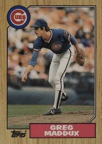 1987 Topps Traded #70T Greg Maddux Rookie Card