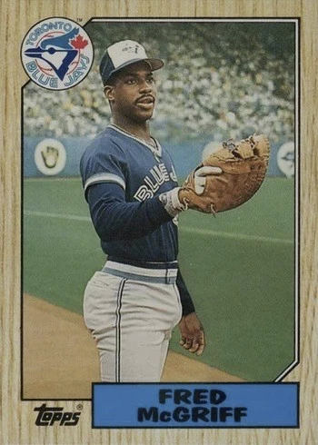 1987 Topps Traded #74T Fred McGriff Rookie Card 1987 Topps Traded #74T Fred McGriff Rookie Card