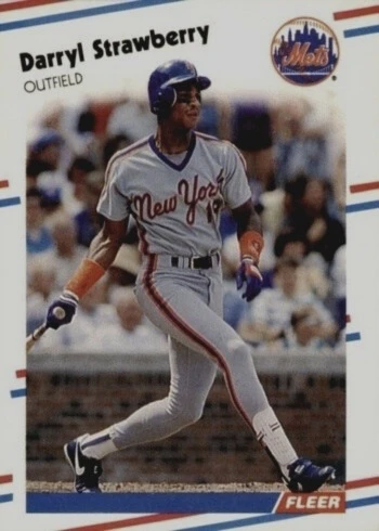 1988 Fleer #151 Darryl Strawberry Baseball Card