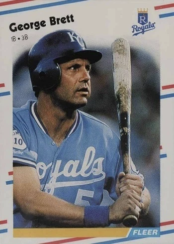 1988 Fleer #254 George Brett Baseball Card