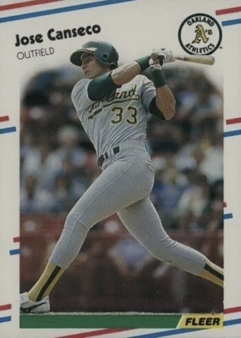 1988 Fleer #276 Jose Canseco Baseball Card