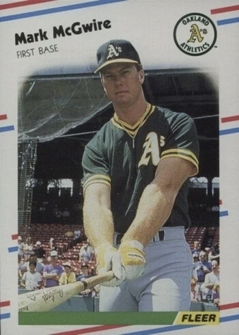 1988 Fleer #286 Mark McGwire Baseball Card