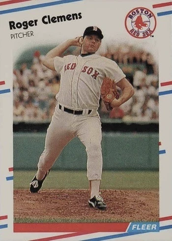 1988 Fleer #349 Roger Clemens Baseball Card