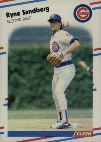 1988 Fleer #431 Ryne Sandberg Baseball Card