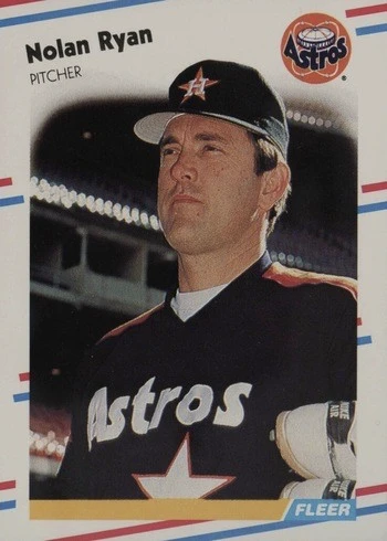 1988 Fleer #455 Nolan Ryan Baseball Card
