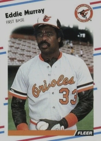 1988 Fleer #567 Eddie Murray Baseball Card