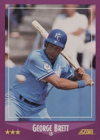 1988 Score #11 George Brett Baseball Card