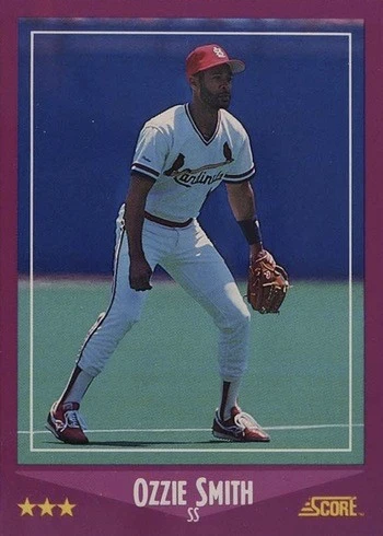 1988 Score #12 Ozzie Smith Baseball Card