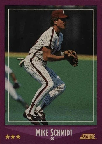 1988 Score #16 Mike Schmidt Baseball Card