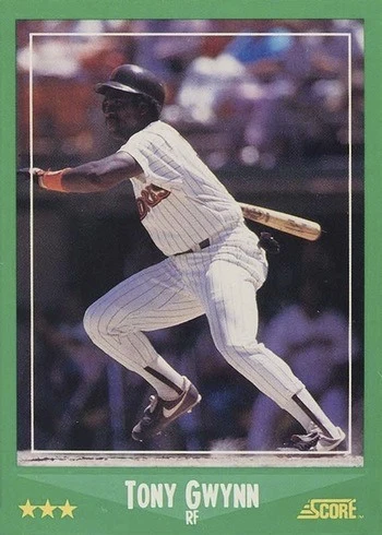 1988 Score #385 Tony Gwynn Baseball Card