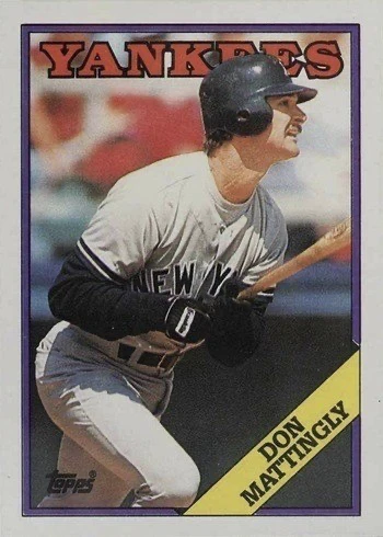 1988 Topps #300 Don Mattingly Baseball Card