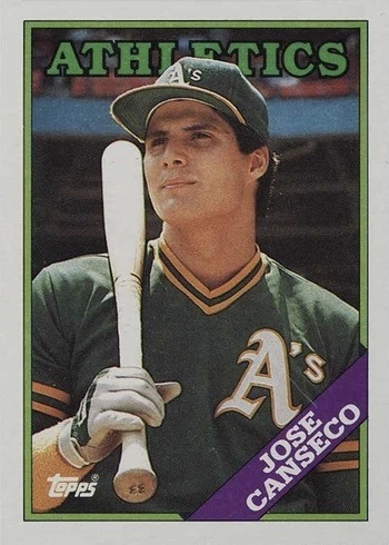 1988 Topps #370 Jose Canseco Baseball Card