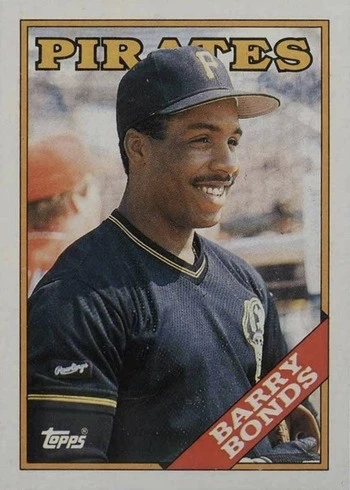 1988 Topps #450 Barry Bonds Baseball Card