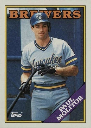 1988 Topps #465 Paul Molitor Baseball Card