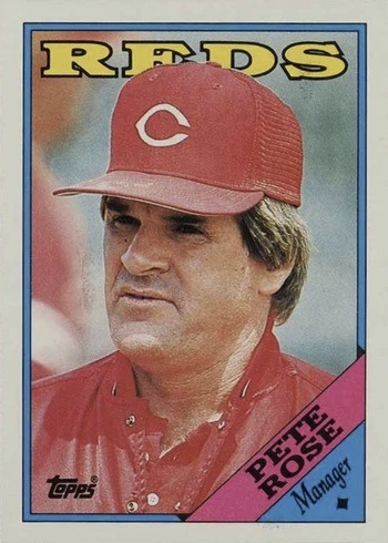 1988 Topps #475 Pete Rose Baseball Card