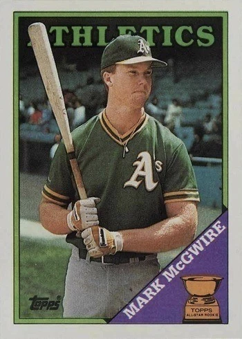 1988 Topps #580 Mark McGwire Baseball Card