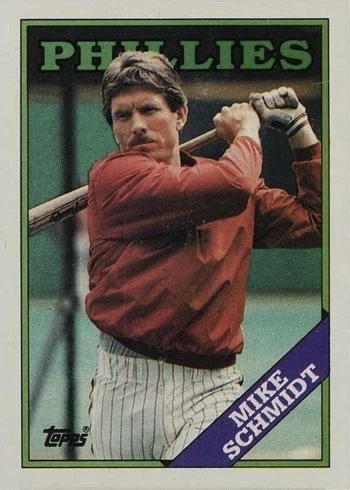 1988 Topps #600 Mike Schmidt Baseball Card