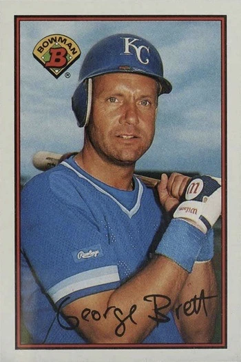 1989 Bowman #121 George Brett Baseball Card 1989 Bowman #121 George Brett Baseball Card