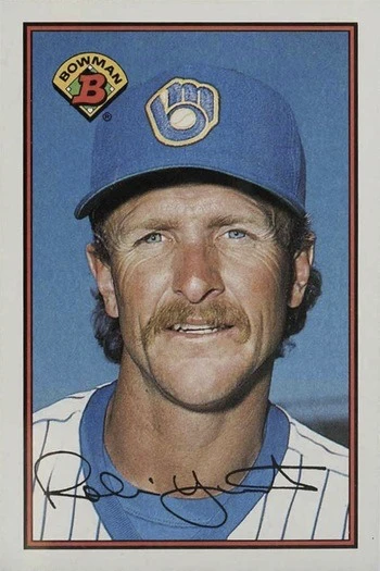 1989 Bowman #144 Robin Yount Baseball Card 1989 Bowman #144 Robin Yount Baseball Card