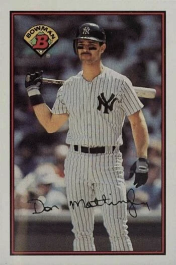 1989 Bowman #176 Don Mattingly Baseball Card 1989 Bowman #176 Don Mattingly Baseball Card