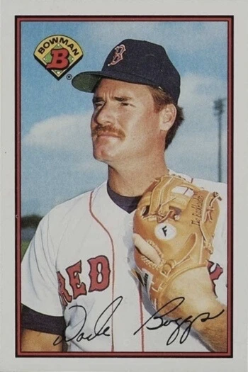 1989 Bowman #32 Wade Boggs Baseball Card 1989 Bowman #32 Wade Boggs Baseball Card