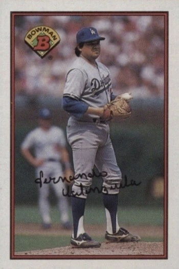 1989 Bowman #337 Fernando Valenzuela Baseball Card 1989 Bowman #337 Fernando Valenzuela Baseball Card