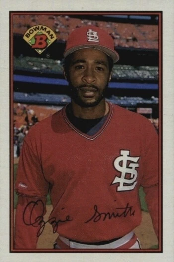 1989 Bowman #436 Ozzie Smith Baseball Card 1989 Bowman #436 Ozzie Smith Baseball Card
