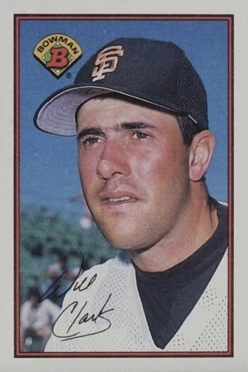 1989 Bowman #476 Will Clark Baseball Card