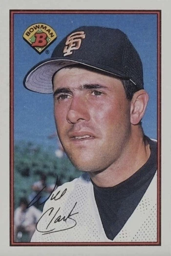 1989 Bowman #476 Will Clark Baseball Card 1989 Bowman #476 Will Clark Baseball Card
