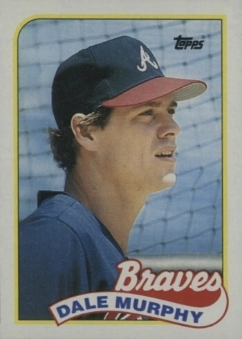 1989 Topps #210 Dale Murphy Baseball Card