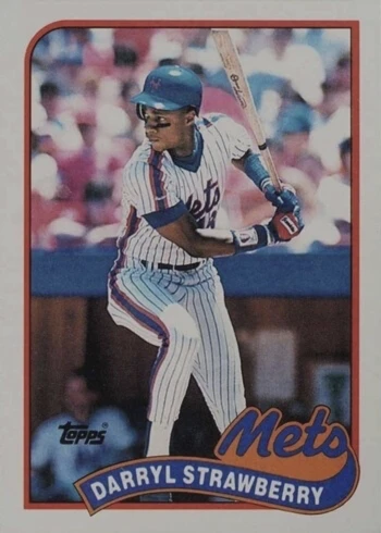1989 Topps #300 Darryl Strawberry Baseball Card