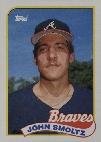 1989 Topps #382 John Smoltz Rookie Card