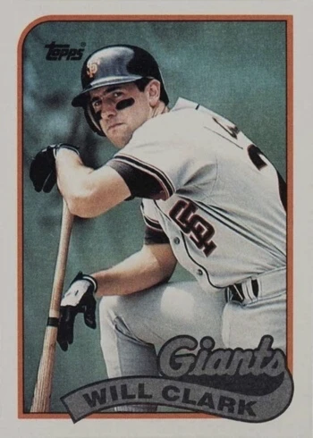 1989 Topps #660 Will Clark Baseball Card
