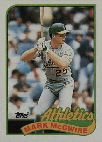 1989 Topps #70 Mark McGwire Baseball Card