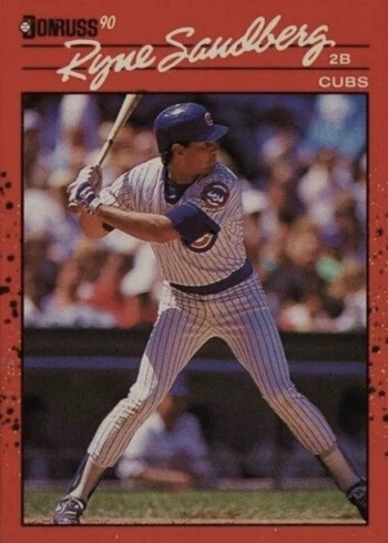 1990 Donruss #105 Ryne Sandberg Baseball Card 1990 Donruss #105 Ryne Sandberg Baseball Card
