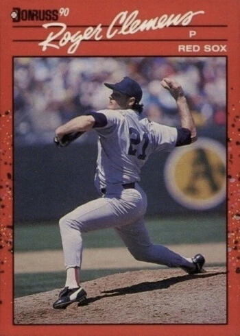 1990 Donruss #184 Roger Clemens Baseball Card 1990 Donruss #184 Roger Clemens Baseball Card