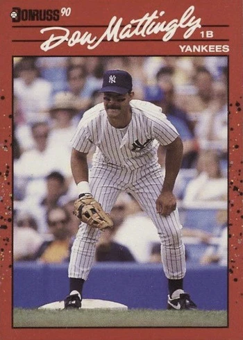 1990 Donruss #190 Don Mattingly Baseball Card 1990 Donruss #190 Don Mattingly Baseball Card