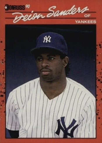 1990 Donruss #427 Deion Sanders Rookie Card 1990 Donruss #427 Deion Sanders Rookie Card