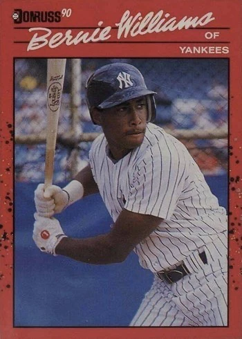 1990 Donruss #689 Bernie Williams Rookie Card