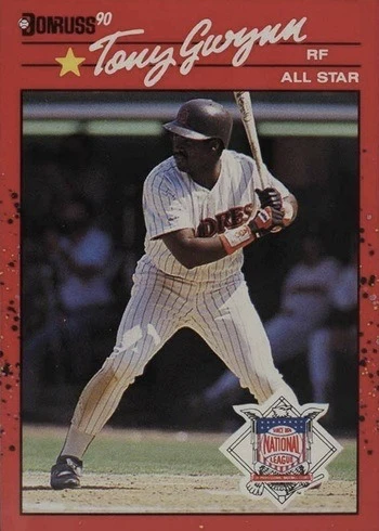 1990 Donruss #705 All-Star Tony Gwynn Baseball Card 1990 Donruss #705 All-Star Tony Gwynn Baseball Card