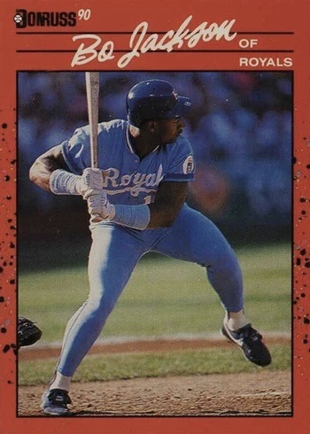 1990 Donruss Previews #3 Bo Jackson Baseball Card 1990 Donruss Previews #3 Bo Jackson Baseball Card
