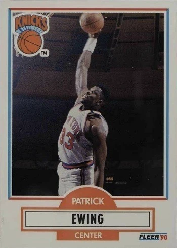 1990 Fleer #125 Patrick Ewing Basketball Card